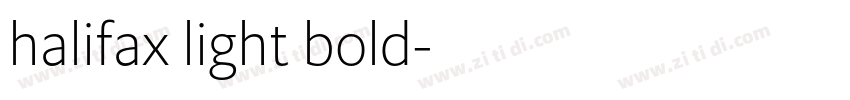 halifax light bold字体转换 halifax light bold字体转换